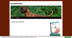 Desktop Screenshot of boxerspedia.com