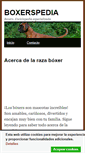 Mobile Screenshot of boxerspedia.com