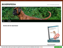 Tablet Screenshot of boxerspedia.com